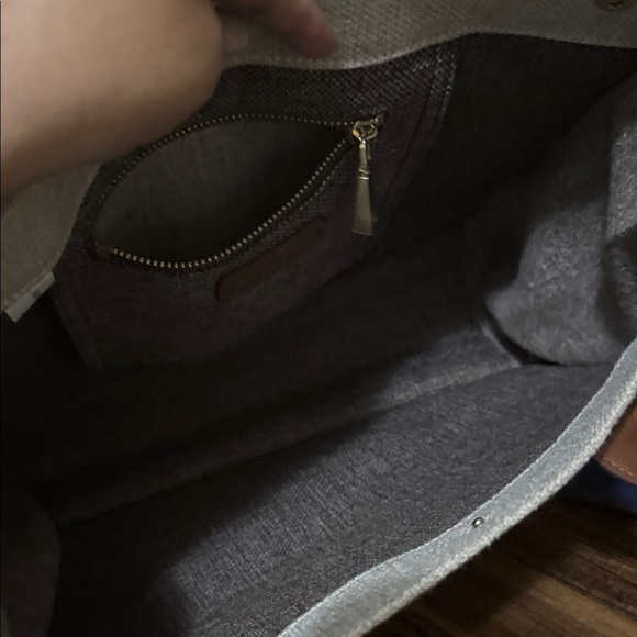 AAA Rive Gauche Beige and Brown Tote - Picture 6 of 7